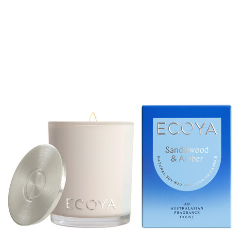 ECOYA Sandalwood & Amber Mini Madison Candle 80g